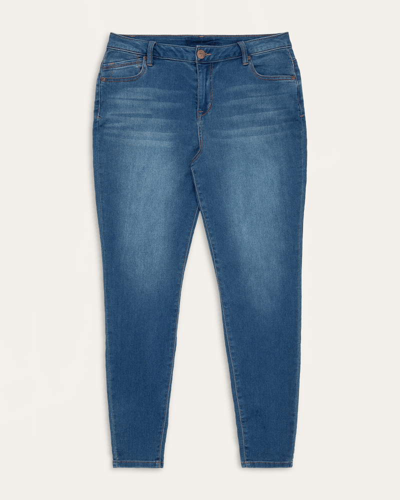 Front of plus size Bristol Medium Wash Skinny Jean  by Meri Skye | Dia&Co | dia_product_style_image_id:193443